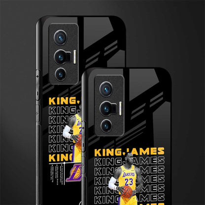 king james glass case for vivo x70 image-2