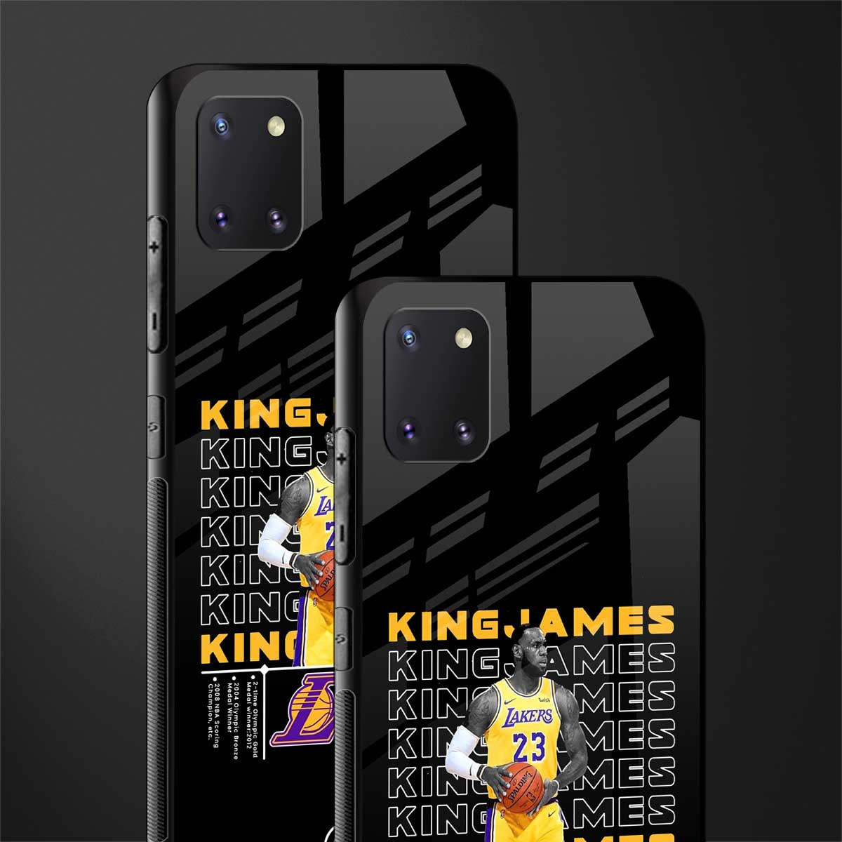 king james glass case for samsung a81 image-2