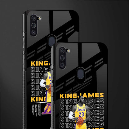 king james glass case for samsung galaxy m11 image-2