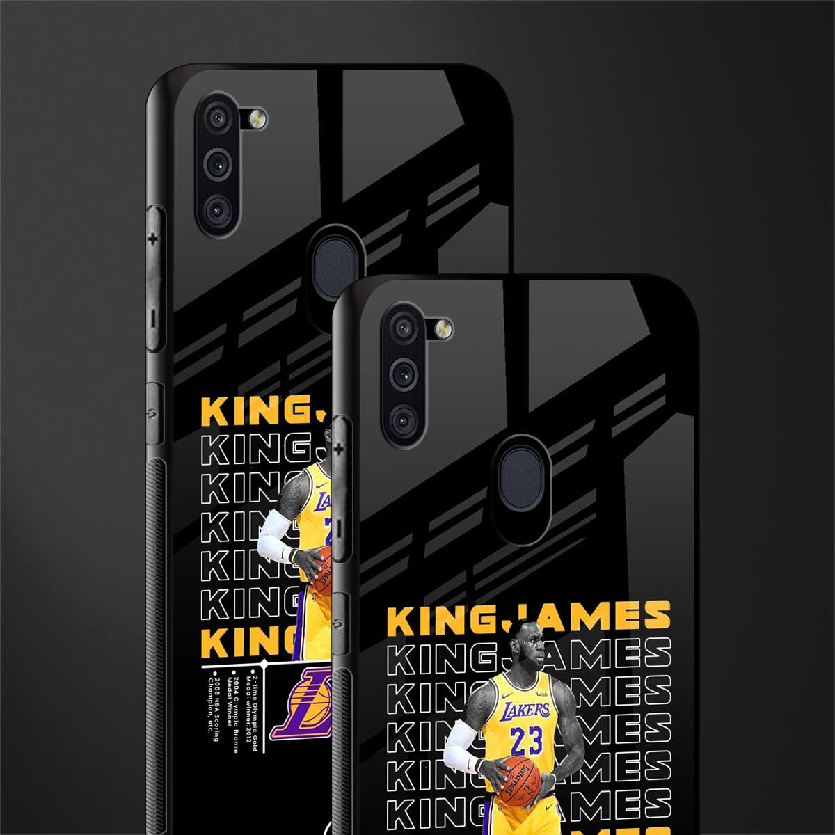 king james glass case for samsung a11 image-2