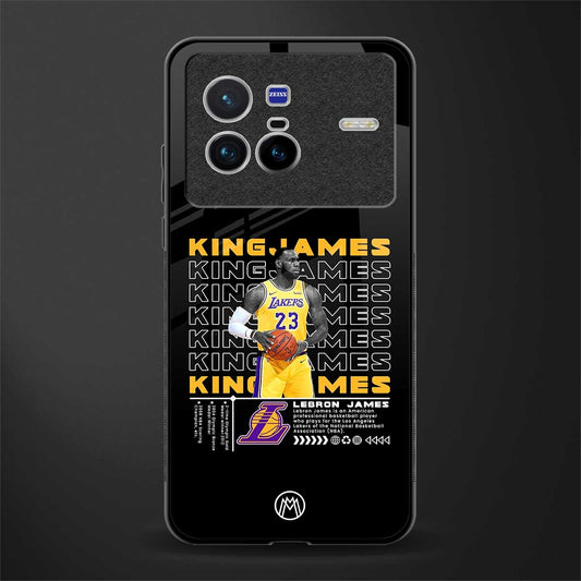 king james glass case for vivo x80 image
