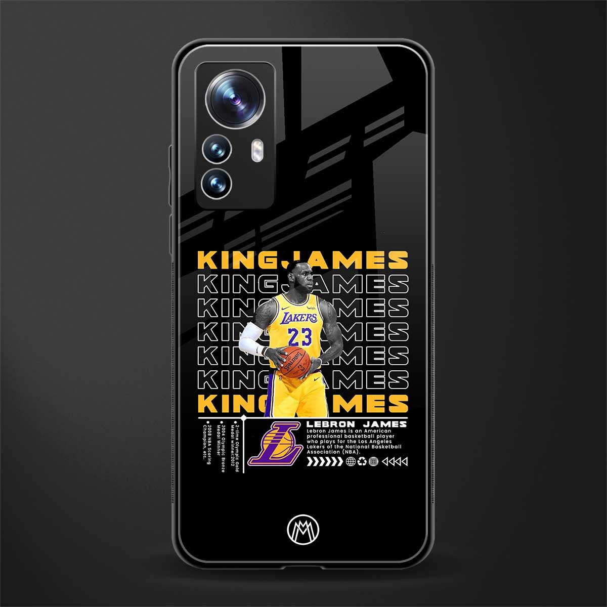 king james back phone cover | glass case for xiaomi 12 pro