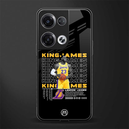 king james back phone cover | glass case for oppo reno 8