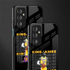 king james back phone cover | glass case for samsung galaxy f23 5g