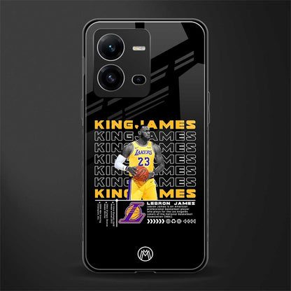 king james back phone cover | glass case for vivo v25-5g