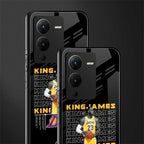 king james back phone cover | glass case for vivo v25 pro 5g