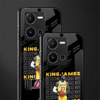 king james back phone cover | glass case for vivo y35 4g