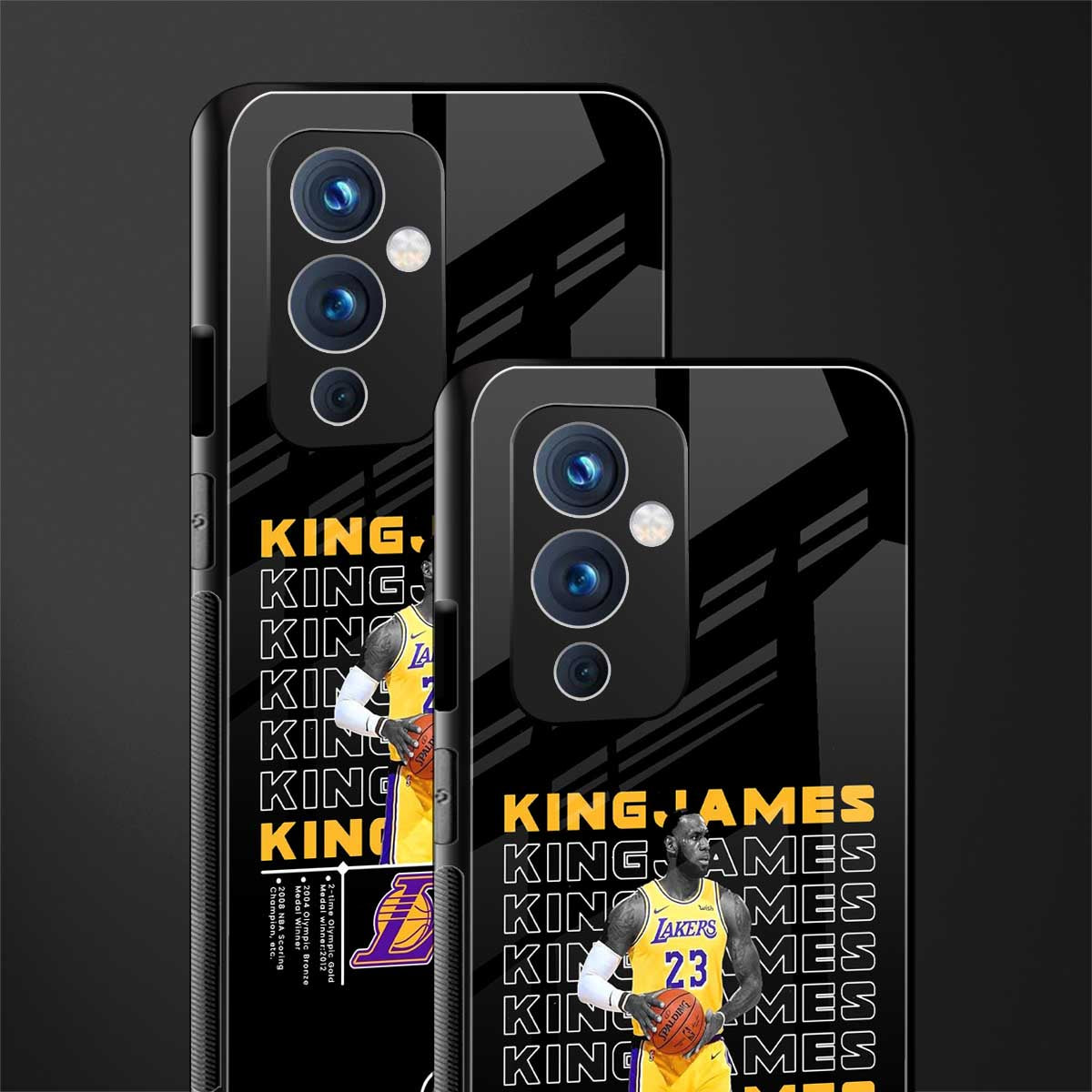 king james back phone cover | glass case for oneplus 9