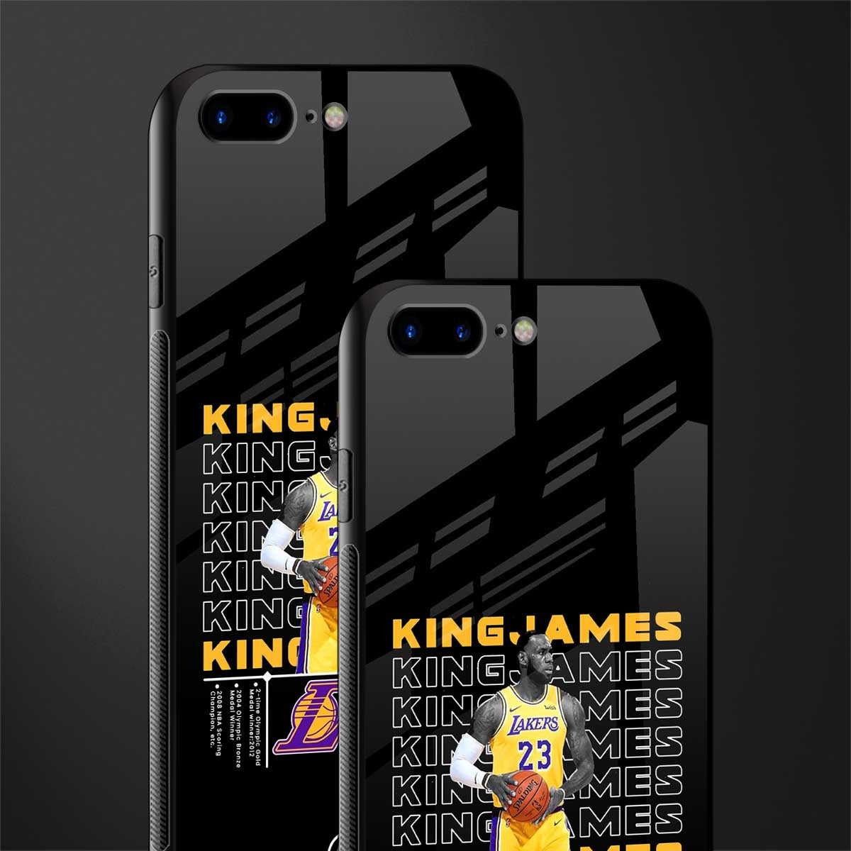 king james glass case for iphone 8 plus image-2