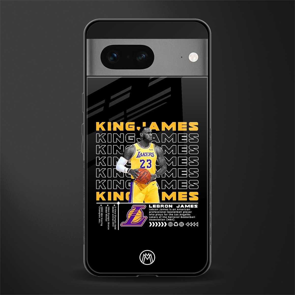 king james back phone cover | glass case for google pixel 7