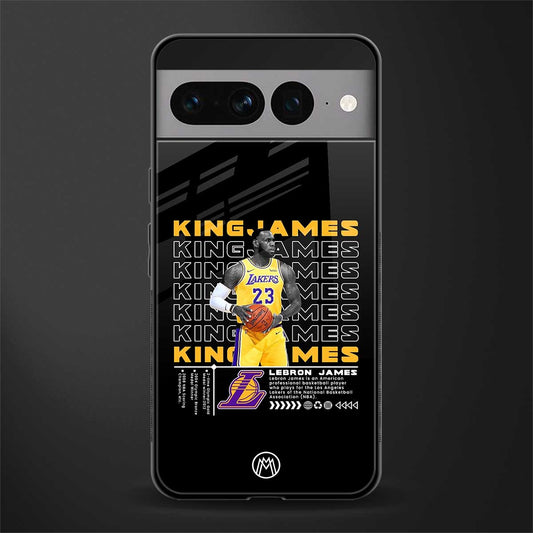 king james back phone cover | glass case for google pixel 7 pro