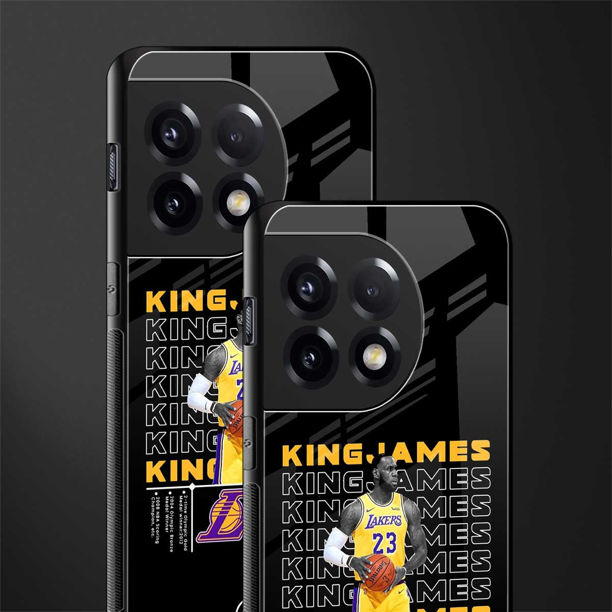 king james back phone cover | glass case for oneplus 11r