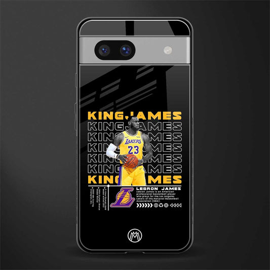 king james back phone cover | glass case for Google Pixel 7A