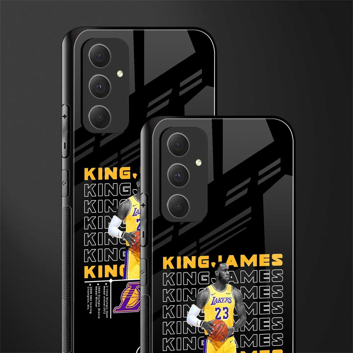 king james back phone cover | glass case for samsung galaxy a54 5g