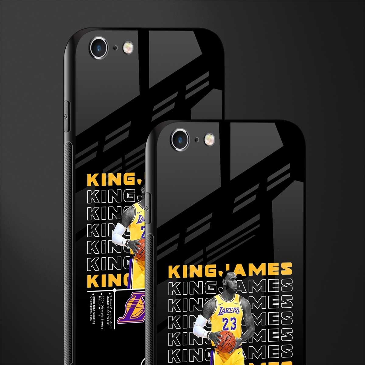 king james glass case for iphone 6 plus image-2