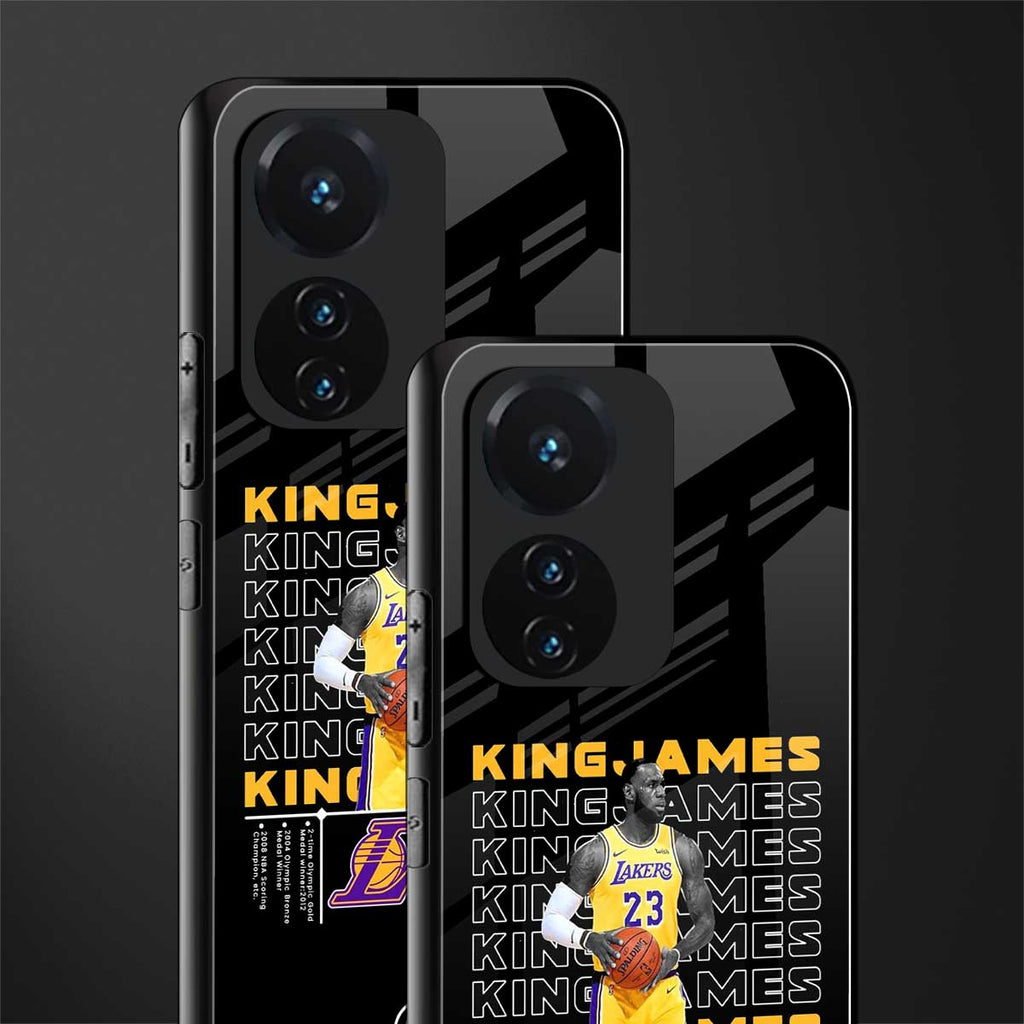 king james back phone cover | glass case for vivo t1 44w 4g