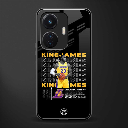king james back phone cover | glass case for vivo t1 44w 4g