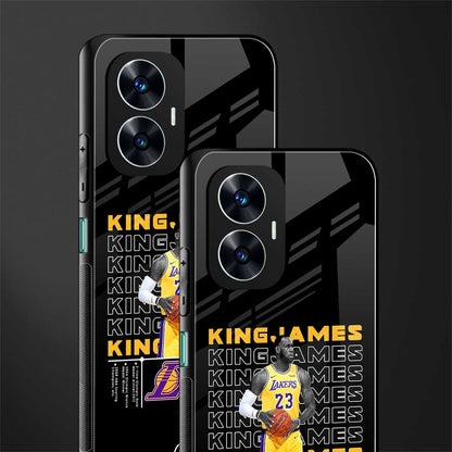 king james back phone cover | glass case for realme c55