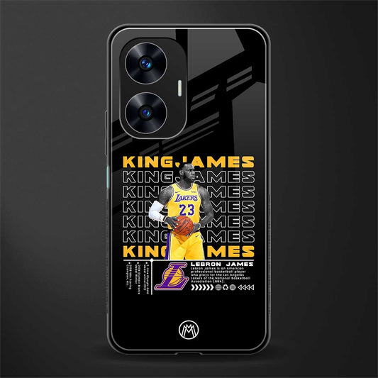 king james back phone cover | glass case for realme c55