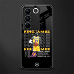 king james back phone cover | glass case for vivo v27 pro 5g