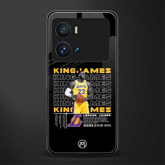 king james back phone cover | glass case for iQOO 9 Pro