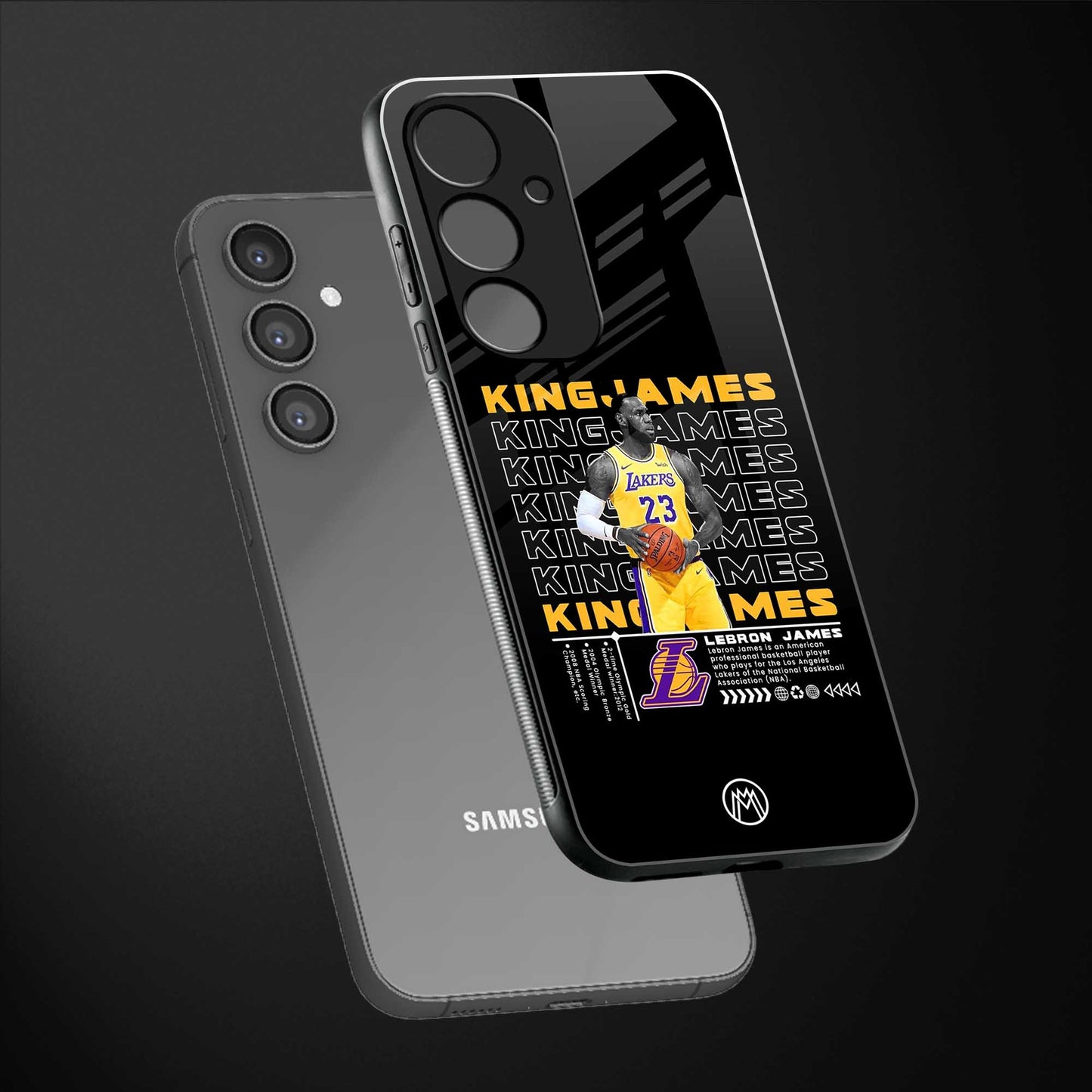 king james back phone cover | glass case for samsung galaxy s23 fe 5g