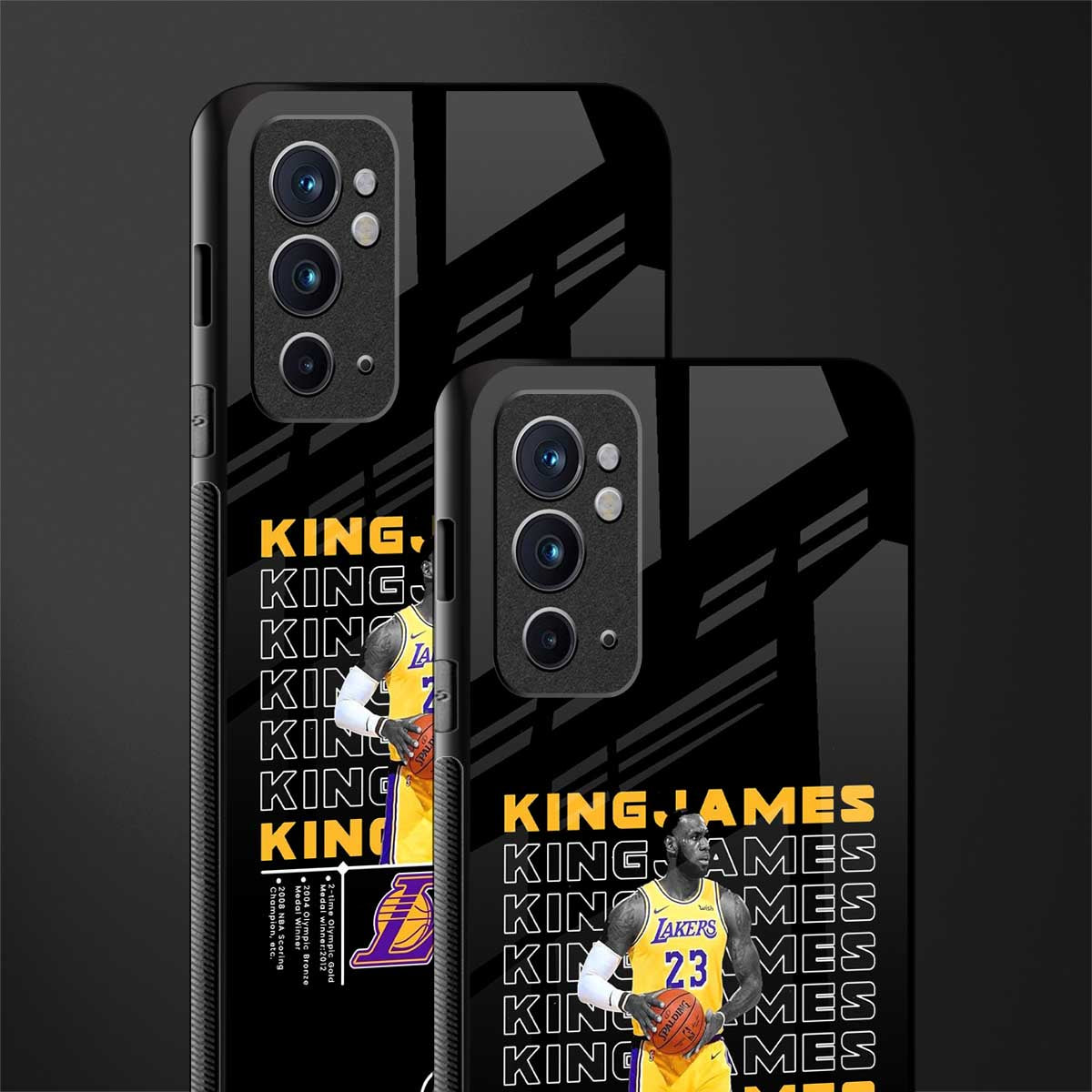king james glass case for oneplus 9rt image-2
