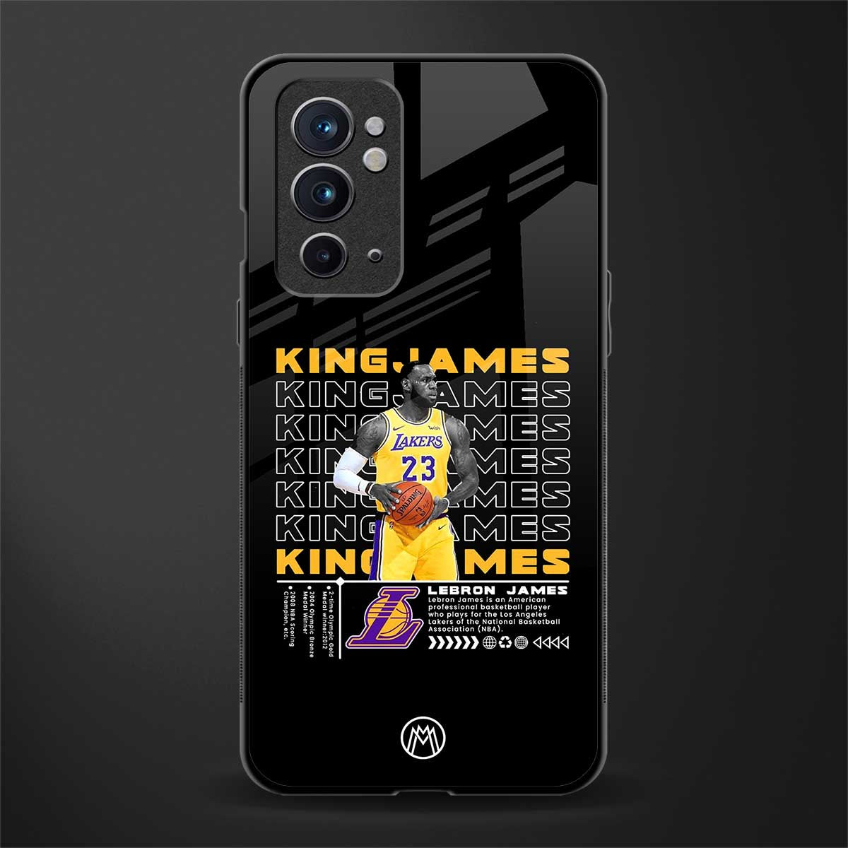 king james glass case for oneplus 9rt image