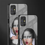 la mona lisa glass case for samsung galaxy m31s image-2