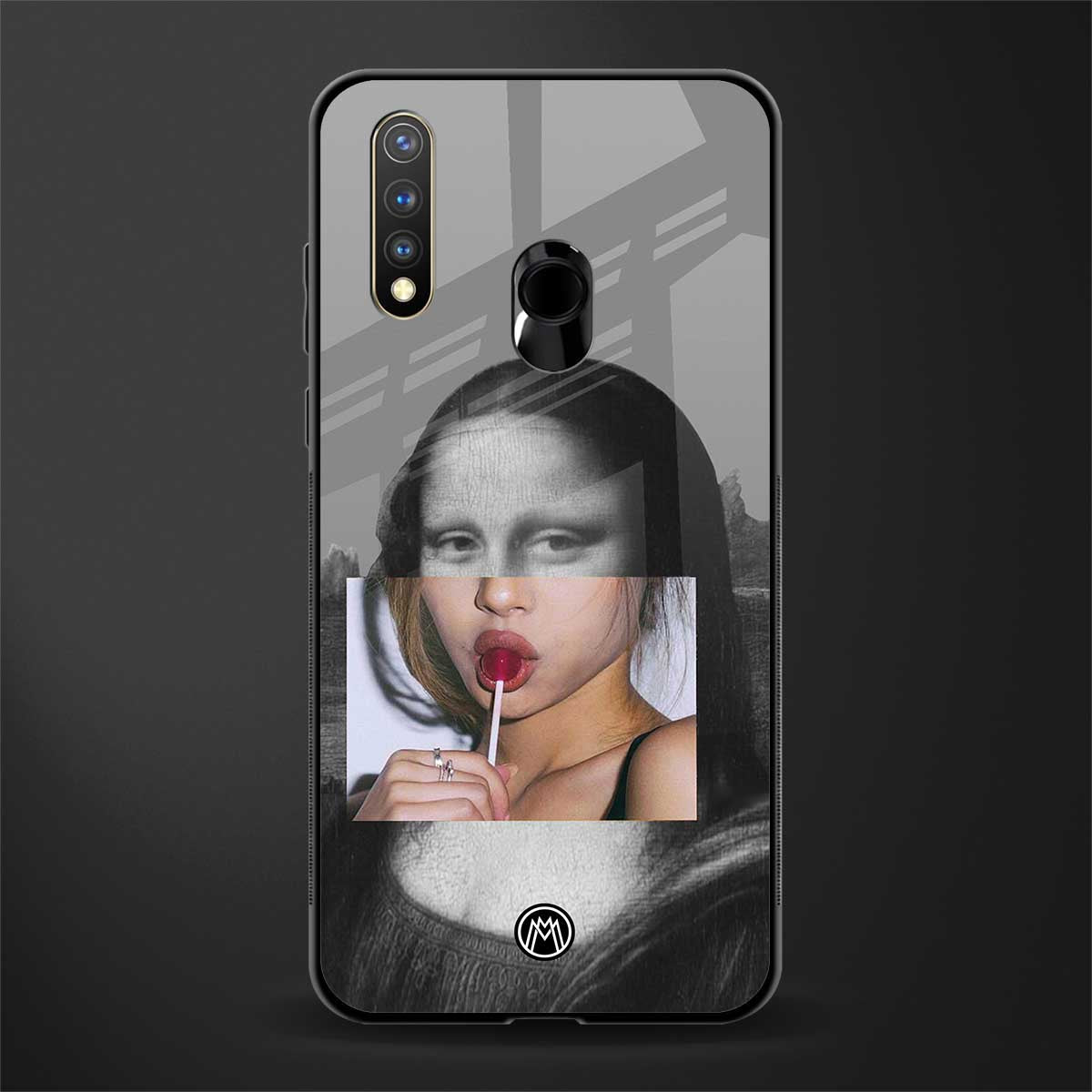 la mona lisa glass case for vivo u20 image