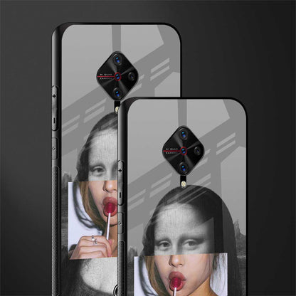 la mona lisa glass case for vivo s1 pro image-2