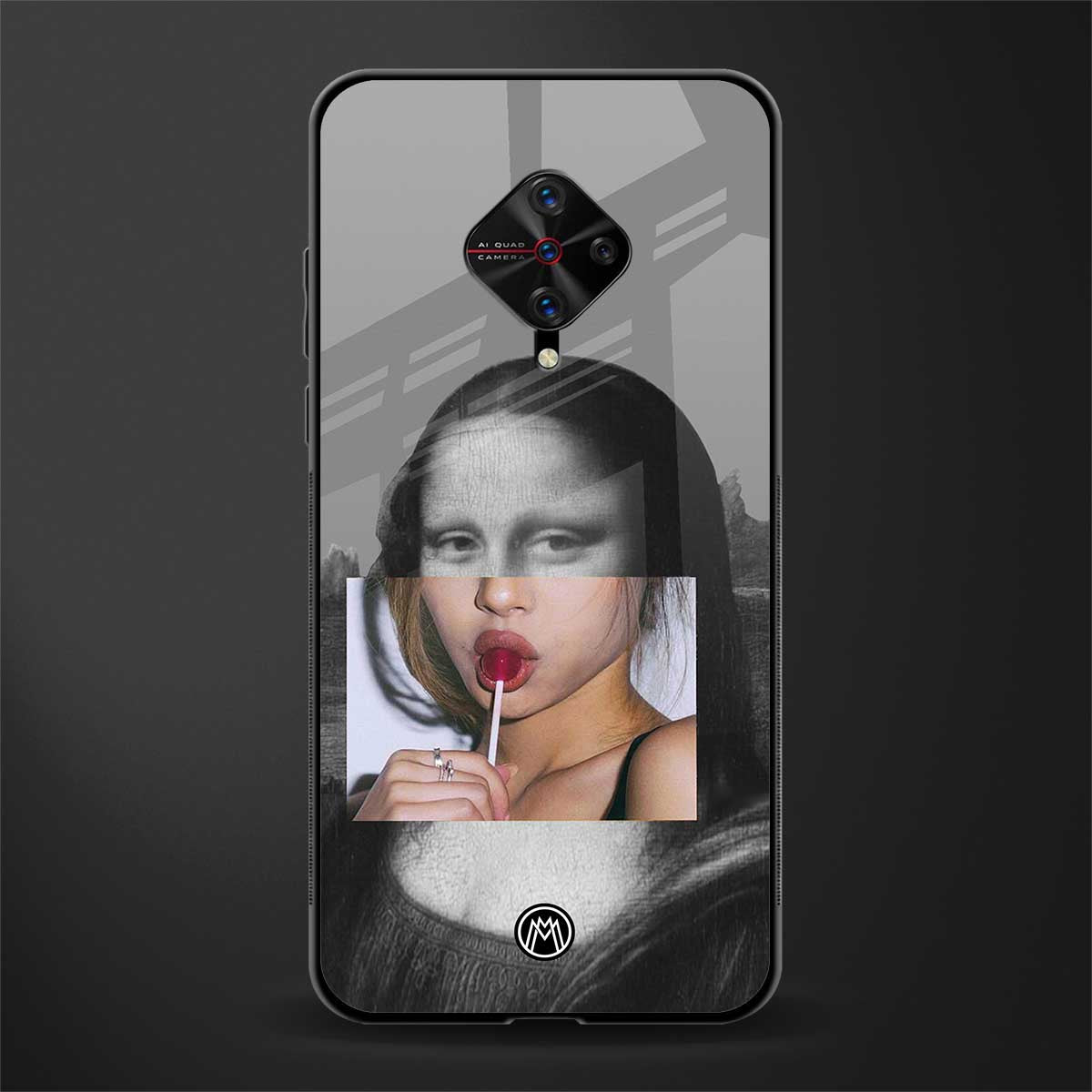 la mona lisa glass case for vivo s1 pro image