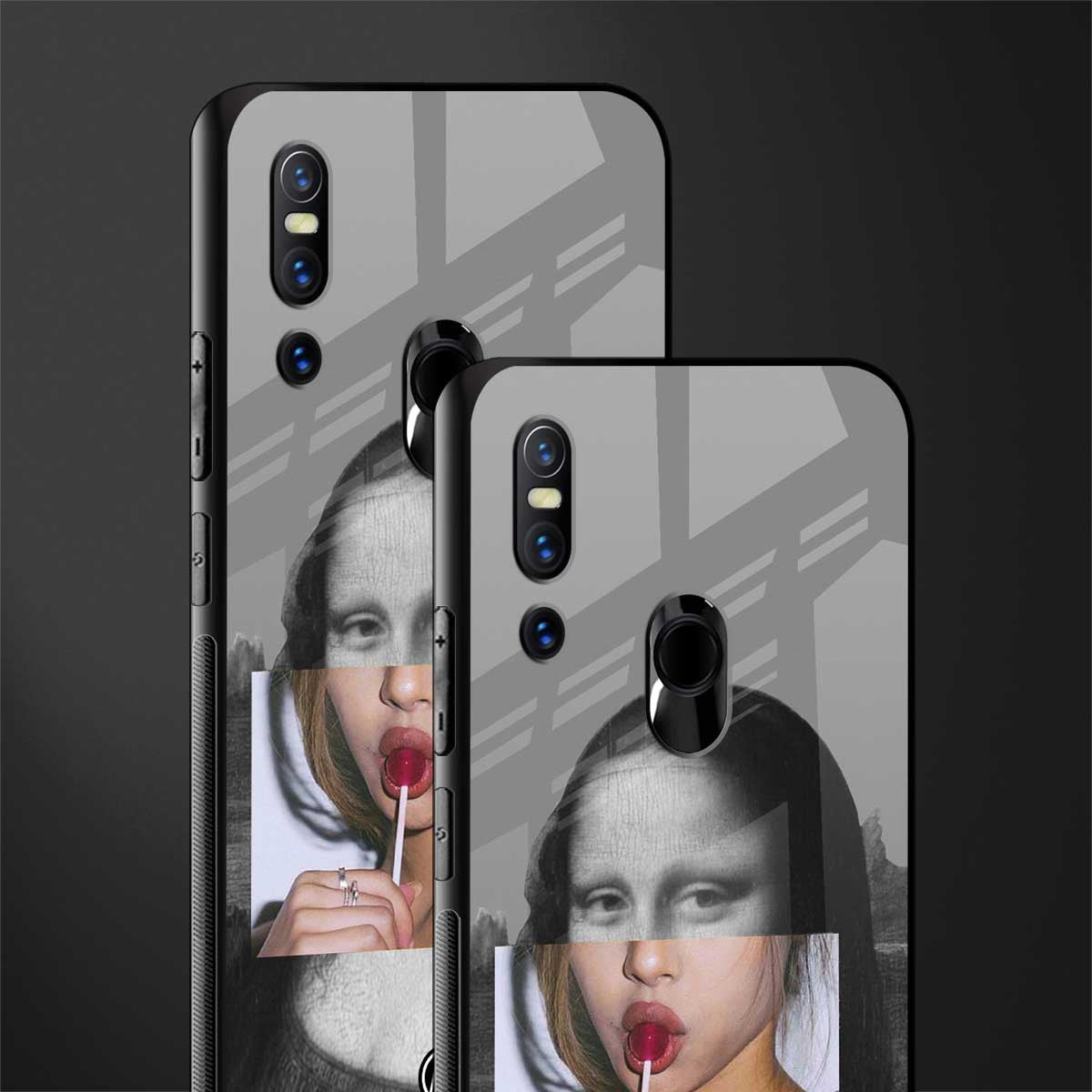 la mona lisa glass case for vivo v15 image-2