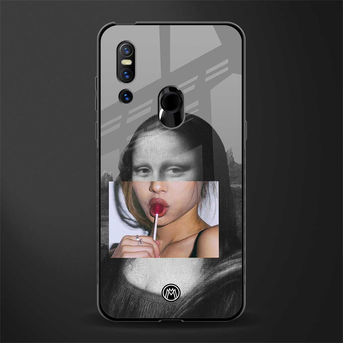 la mona lisa glass case for vivo v15 image