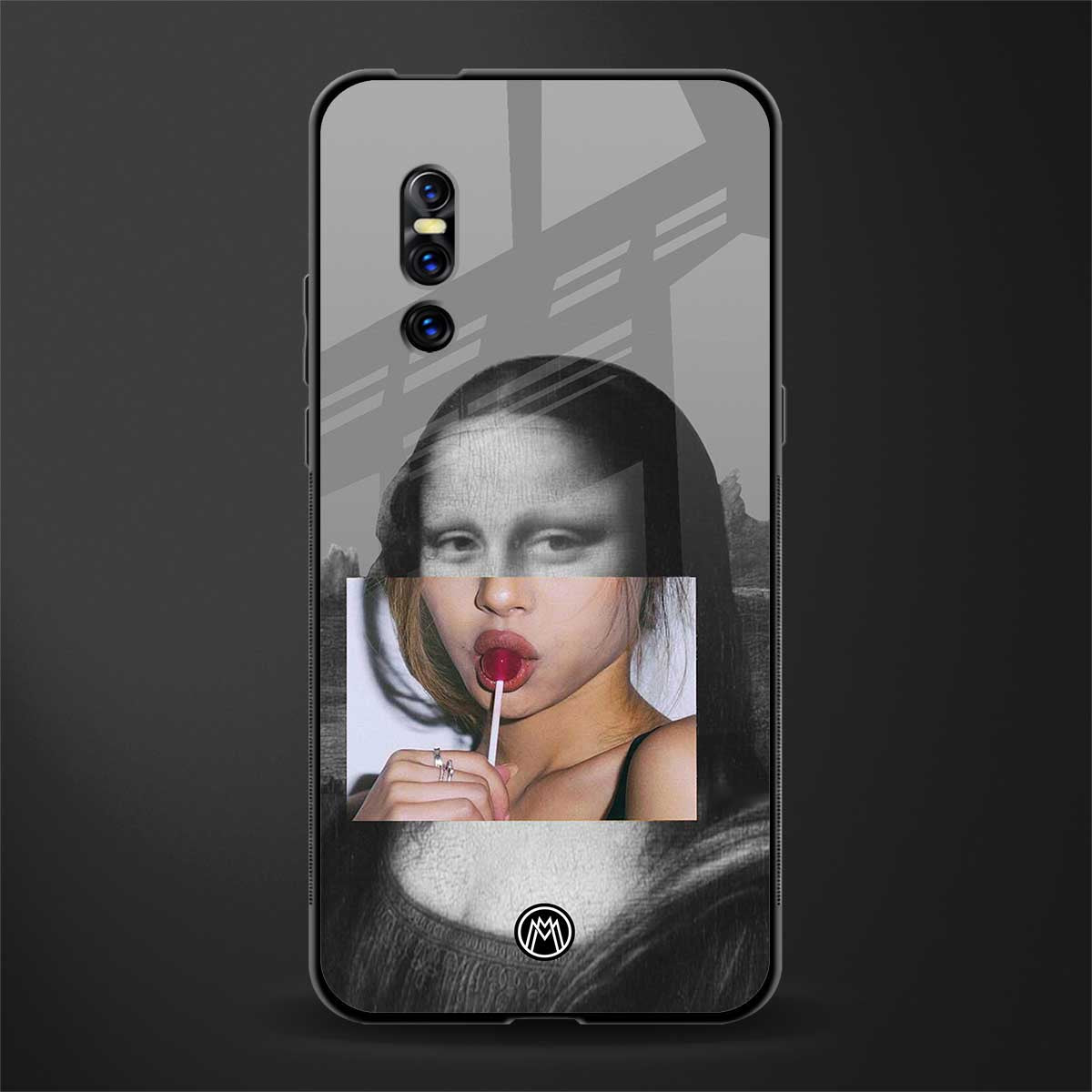 la mona lisa glass case for vivo v15 pro image