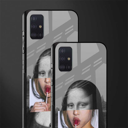 la mona lisa glass case for samsung galaxy a71 image-2