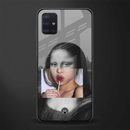la mona lisa glass case for samsung galaxy a71 image