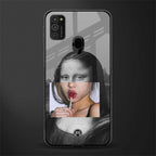la mona lisa glass case for samsung galaxy m30s image