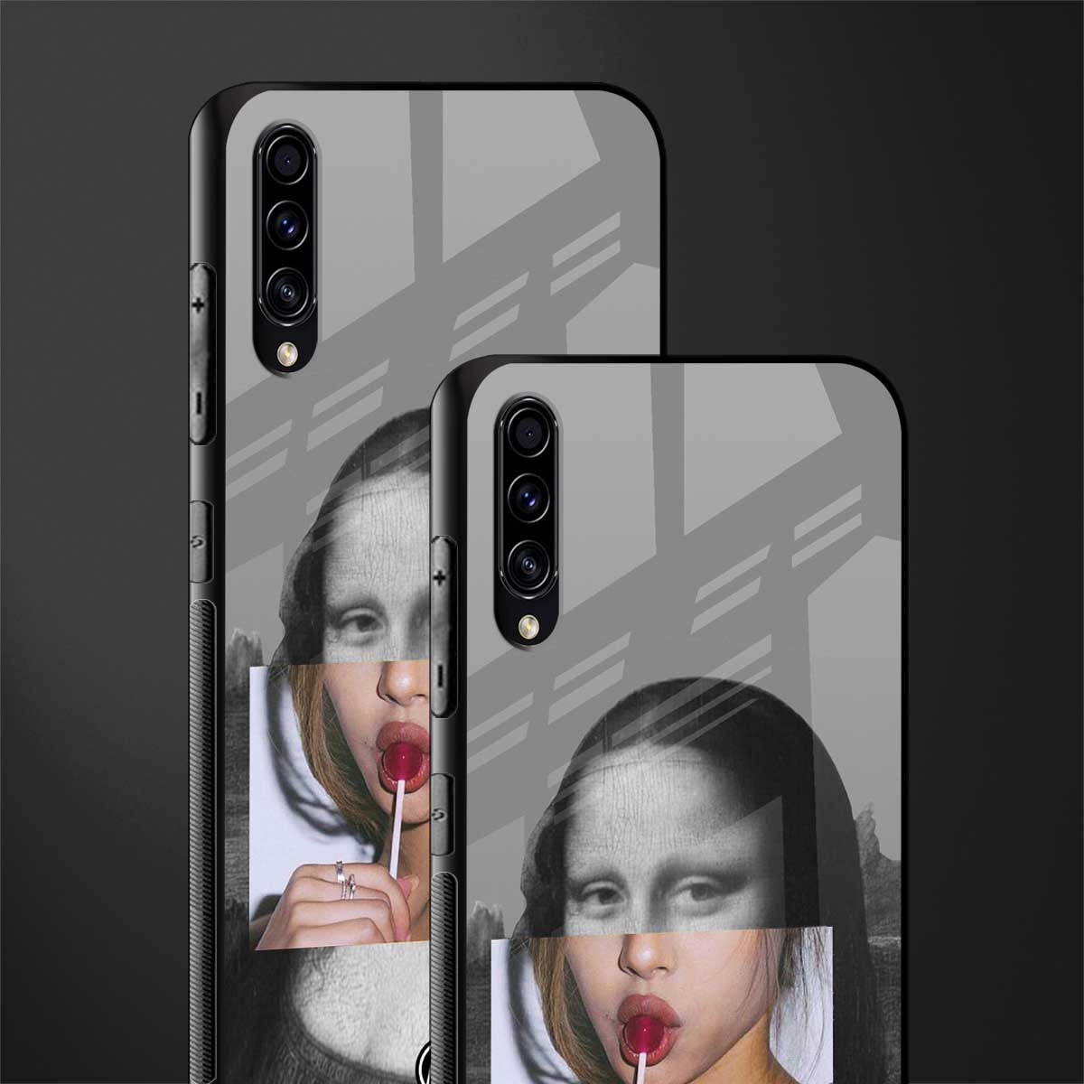 la mona lisa glass case for samsung galaxy a30s image-2