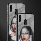 la mona lisa glass case for samsung galaxy a20 image-2