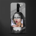 la mona lisa glass case for redmi note 8 pro image