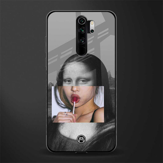 la mona lisa glass case for redmi note 8 pro image