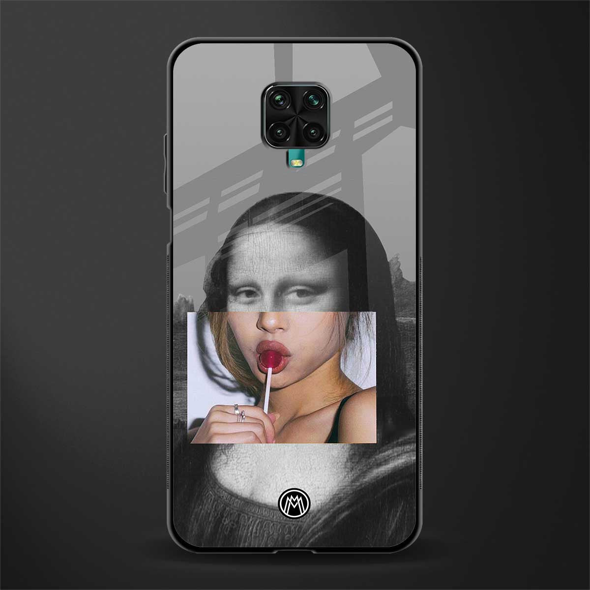 la mona lisa glass case for poco m2 pro image