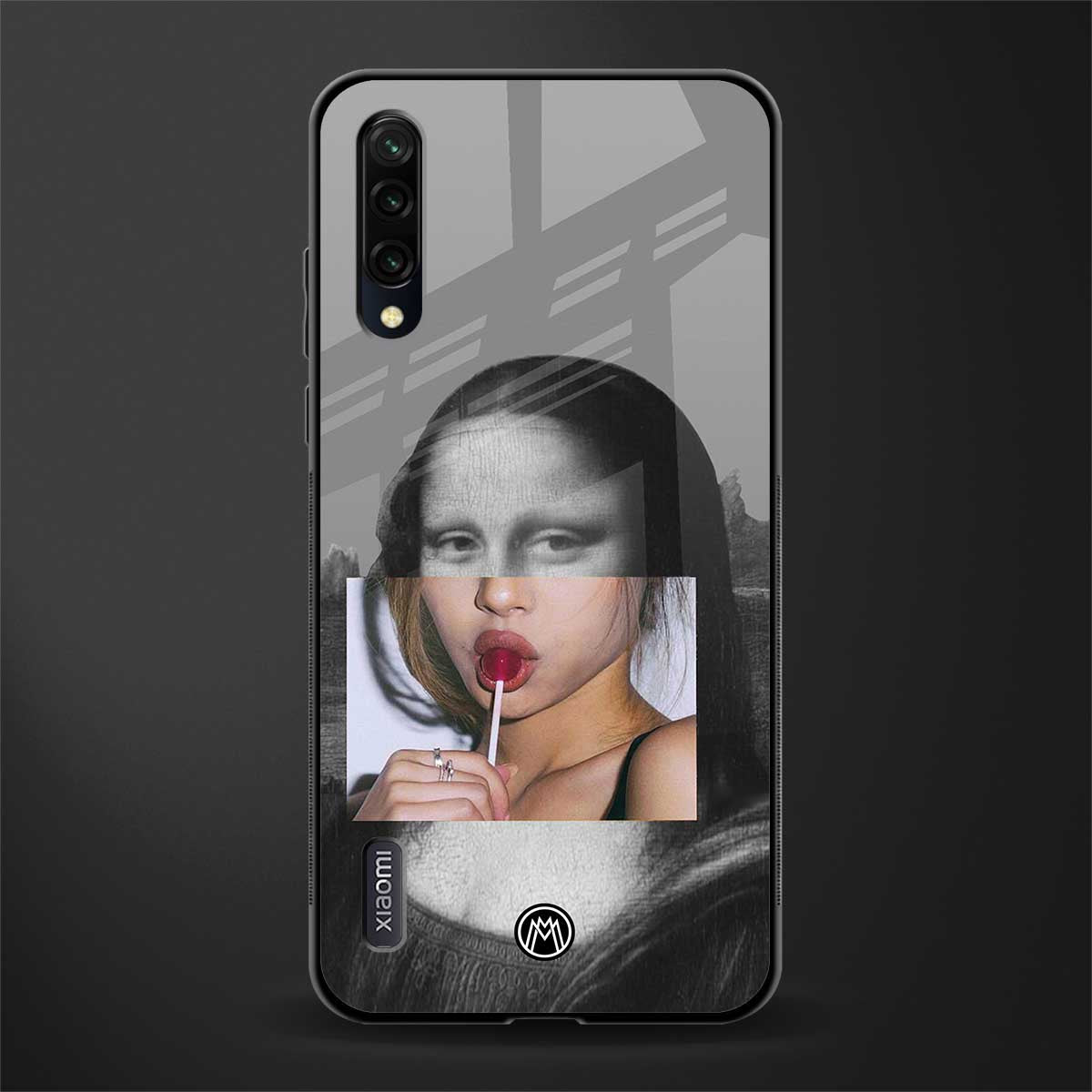 la mona lisa glass case for mi a3 redmi a3 image