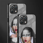 la mona lisa glass case for mi 11 lite image-2