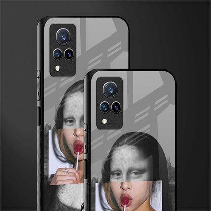 la mona lisa glass case for vivo v21 5g image-2