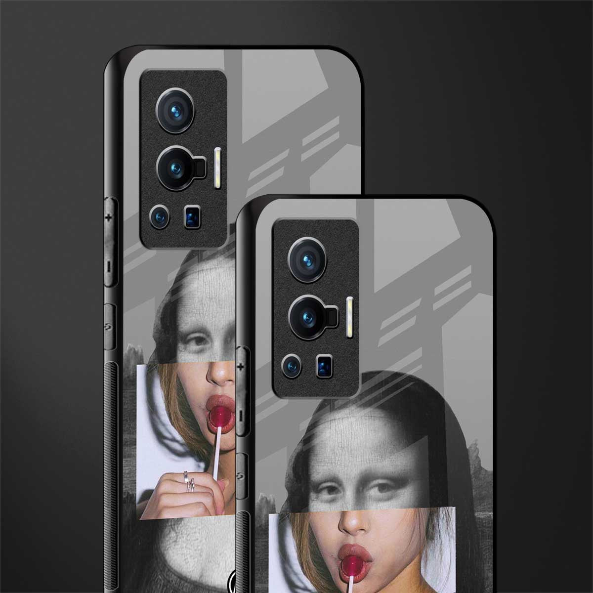 la mona lisa glass case for vivo x70 pro image-2