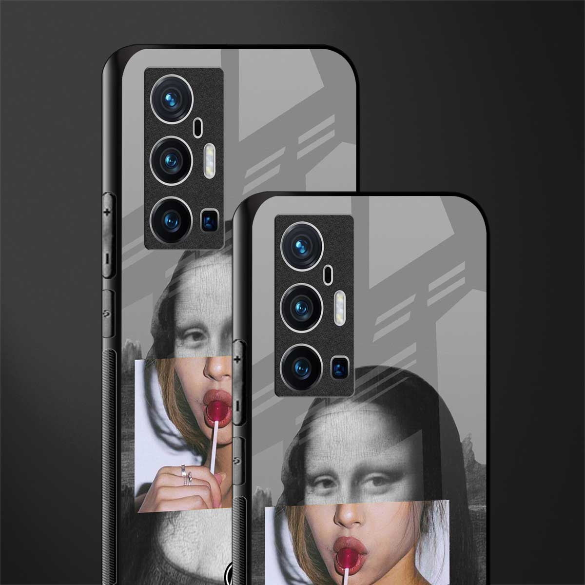 la mona lisa glass case for vivo x70 pro plus image-2