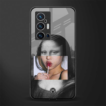 la mona lisa glass case for vivo x70 pro plus image