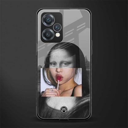 la mona lisa back phone cover | glass case for realme 9 pro 5g